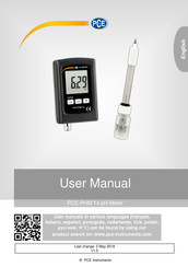 PCE Instruments PCE-PHM 14 User Manual