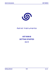 Astrel Instruments AST-8300-B Getting Started