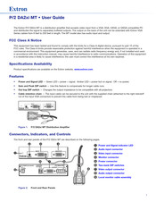 Extron electronics P/2 DA2xi MT User Manual