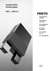 Festo HGP A-G Series Operating Instructions Manual
