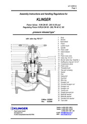 KLINGER KVRLN DN 100 Assembly Instructions Manual