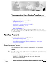 Cisco Cisco MeetingPlace Express Troubleshooting Manual