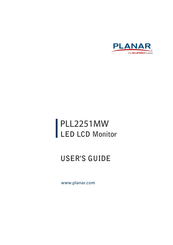 Planar PLL2251MW User Manual
