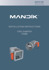 Mandik FDMB Series Installation Instructions Manual
