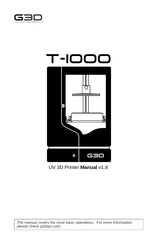 G3D T-1000 Manual