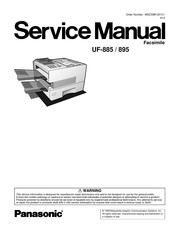 Panasonic UF 885 - Panafax B/W Laser Service Manual