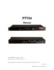 DCB PTT24 Manual