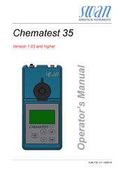 Swann Chematest 35 Operator's Manual