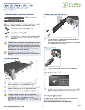 Pluribus Networks F9532-C Quick Start Manual