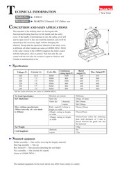 Makita LS0810 Technical Information