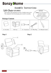 Bonzy Home L6118A51 Assembly Instructions