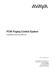 Avaya PCMZPM Installation And Use Manual
