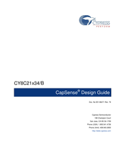 Cypress CapSense CY8C21x34/B Design Manual
