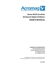 Acromag AcroPack AP470E-LF User Manual