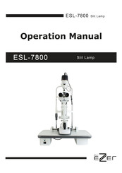 Eli Ezer ESL-7800 Operation Manual