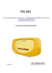 Promax NG-283 User Manual
