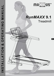 Maxxus RunMAXX 9.1 Installation & Operating Manual