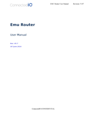 ConnectedIO ER1000T-EU User Manual