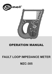 Sonel MZC-305 Operation Manual