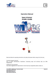 WilTec 61495 Operation Manual