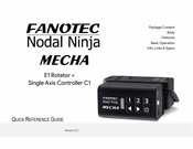 Nodal Ninja Fanotec Mecha E1 Quick Reference Manual