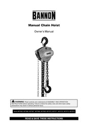 Bannon 57067 Owner's Manual