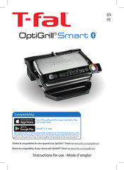 T-Fal OptiGrill Smart Instructions For Use Manual