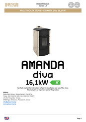Gekas Stoves AMANDA plus Product Manual