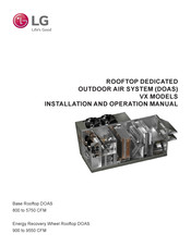 LG AR-DE12-10A Installation And Operation Manual