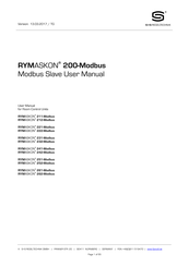 S+S Regeltechnik Rymaskon 221-Modbus User Manual
