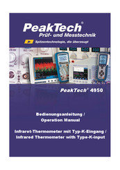 PeakTech 4950 Operation Manual