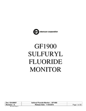 Interscan Corporation GF1900 Manual