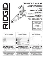 Ridgid R860430TH Manuals | ManualsLib
