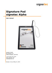 Signotec Alpha User Manual