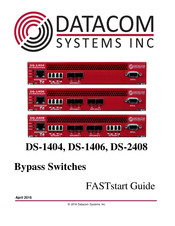 Datacom Systems DS-1404 Fast Start Manual