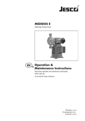 Jesco MIDIDOS E 72 Operation & Maintenance Instructions Manual