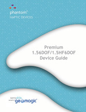 Geomagic Geomagic Phantom Premium 1.56DOF Device Manual