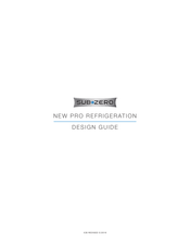 Subzero PRO Refrigeration Series Design Manual