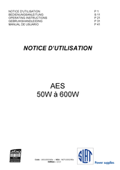 SLAT AES 50 W Operating Instructions Manual