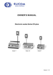 Elicom Electronic EVLplus Series Owner's Manual