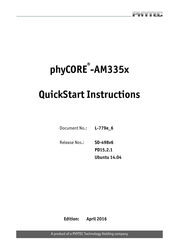 Phytec phyCORE-AM335x Quick Start Instructions