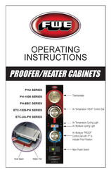 FWE PHU Series Operating Instructions Manual