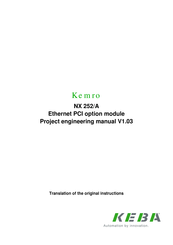 Keba Kemro NX 252/A Project Engineering Manual