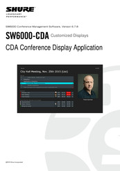 Shure SW6000-CDA User Manual
