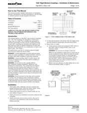 Rexnord Falk MCF 1135 Installation & Maintenance