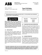 ABB CVQ Instruction Leaflet