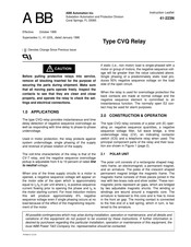 ABB CVQ Instruction Leaflet