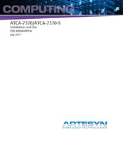 Artesyn ATCA-7370 Installation And Use Manual