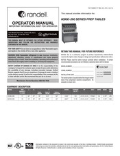 Randell 8000D-290 Series Operator's Manual