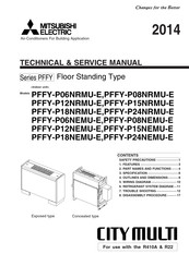 Mitsubishi Electric CITY MULTI PFFY-P18NEMU-E Technical & Service Manual